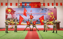 Viet Nam’s Blue Berets Celebrate National Day in Abyei